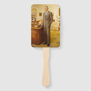 American President James Earl Carter Oval Office Hand Fan
