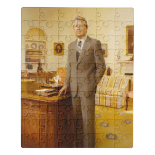 American President James Earl Carter Oval Office Jigsaw Puzzle