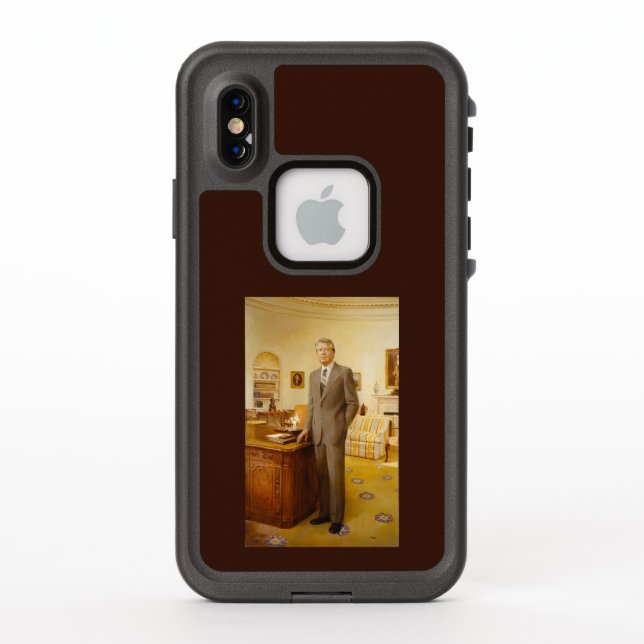 American President James Earl Carter Oval Office LifeProof iPhone Case (Back)
