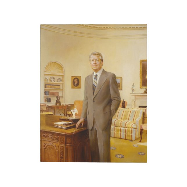 American President James Earl Carter Oval Office Notepad (Rotated)