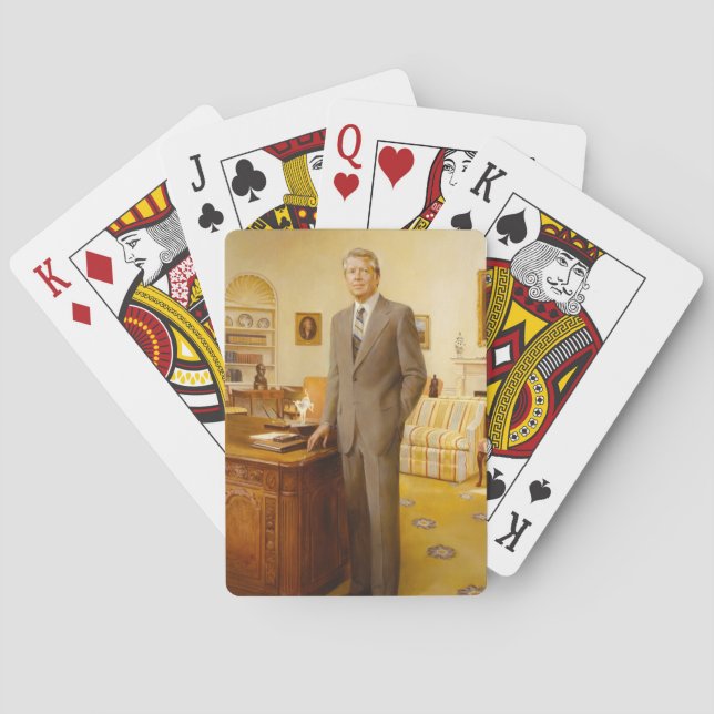 American President James Earl Carter Oval Office Poker Cards (Back)