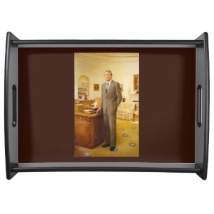 American President James Earl Carter Oval Office Serving Tray