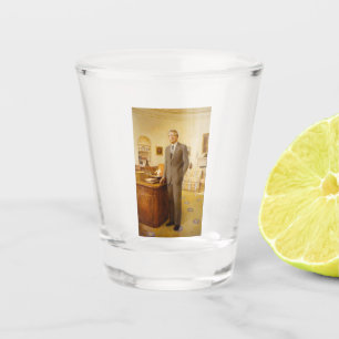 American President James Earl Carter Oval Office Shot Glass