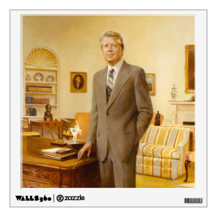 American President James Earl Carter Oval Office Wall Decal