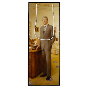 American President James Earl Carter Oval Office Wine Gift Bag