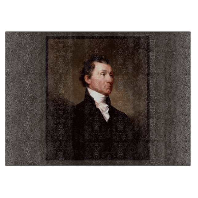 American President James Monroe Portrait Cutting Board (Front)