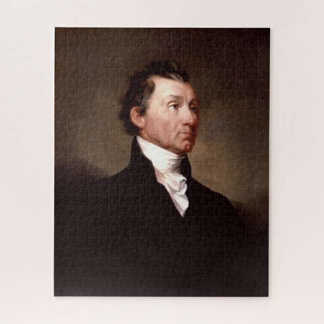 American President James Monroe Portrait Jigsaw Puzzle (Vertical)