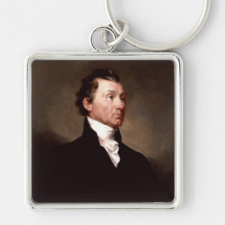 American President James Monroe Portrait Keychain