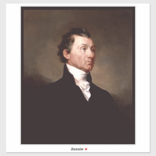 American President James Monroe Portrait Sticker (Sheet)