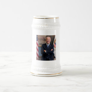 American President Joe Biden as Senator Beer Stein