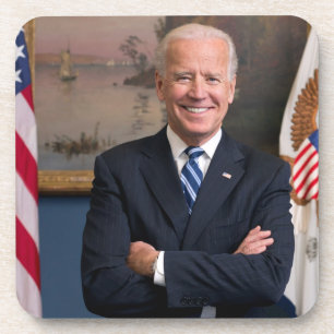 American President Joe Biden as Senator Beverage Coaster
