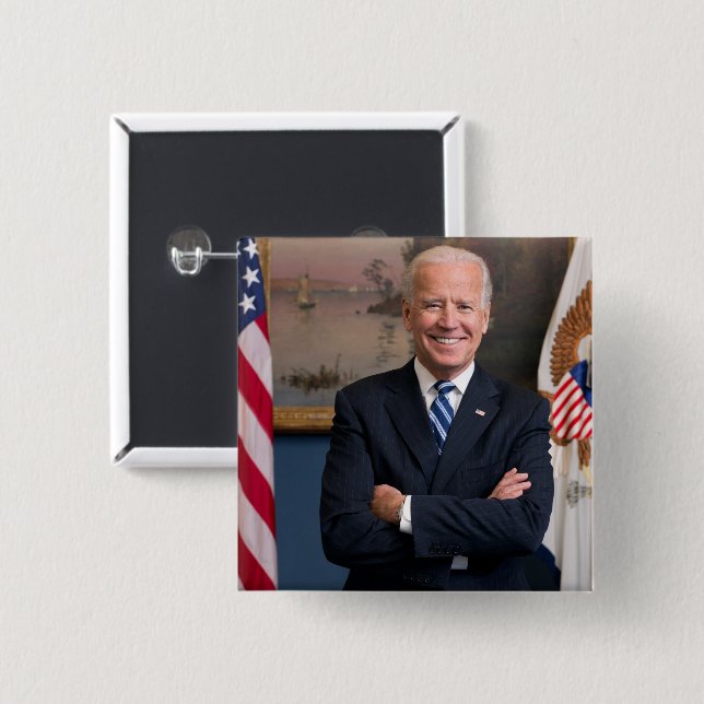 American President Joe Biden as Senator Button (Front & Back)