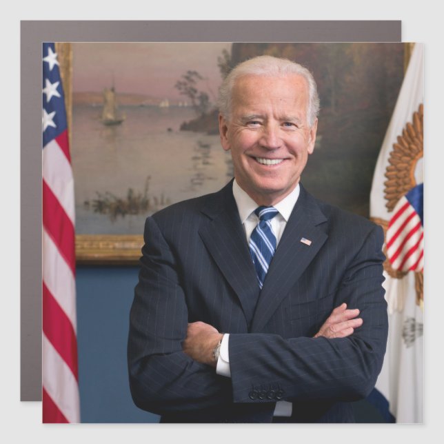 American President Joe Biden as Senator Car Magnet (Front)