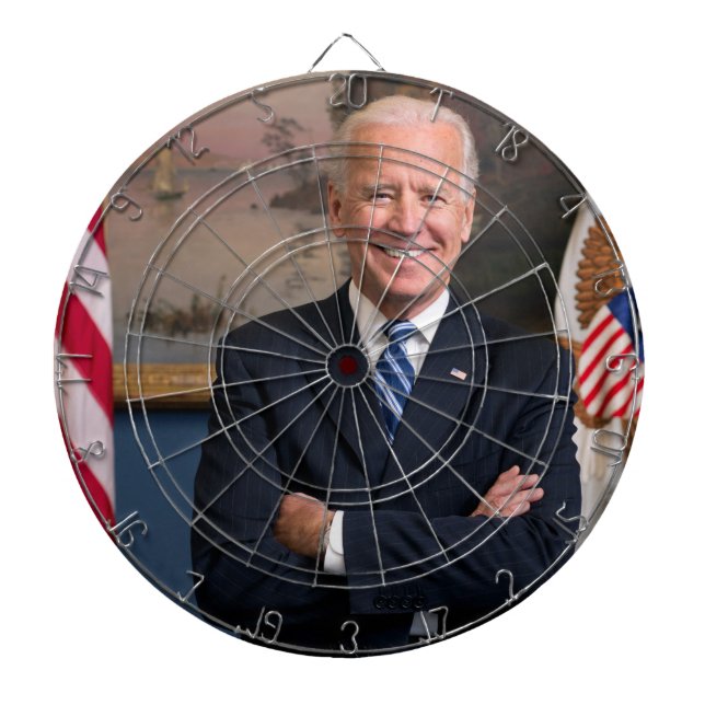 American President Joe Biden as Senator Dart Board (Front)