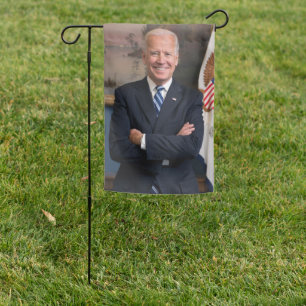 American President Joe Biden as Senator Garden Flag