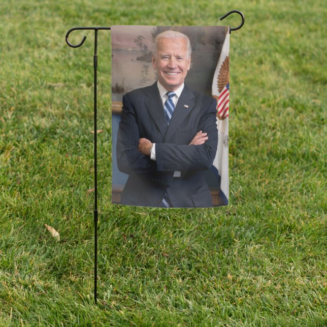 American President Joe Biden as Senator Garden Flag (In SItu)