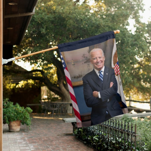 American President Joe Biden as Senator House Flag (In SItu)