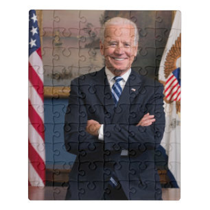 American President Joe Biden as Senator Jigsaw Puzzle