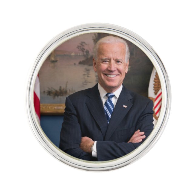 American President Joe Biden as Senator Lapel Pin (Front)