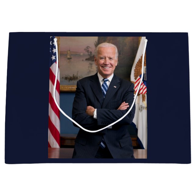American President Joe Biden as Senator Large Gift Bag (Front)