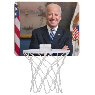 American President Joe Biden as Senator Mini Basketball Hoop