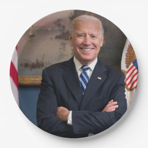 American President Joe Biden as Senator Paper Plates