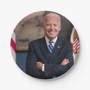 American President Joe Biden as Senator Paper Plates