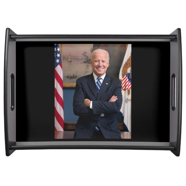 American President Joe Biden as Senator Serving Tray (Front)