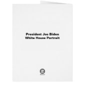American President Joe Biden White House Photo (Back)