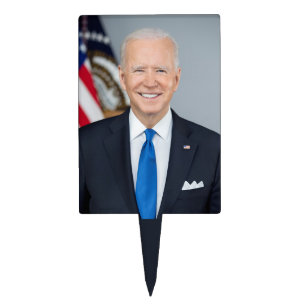 American President Joe Biden White House Photo  Cake Topper