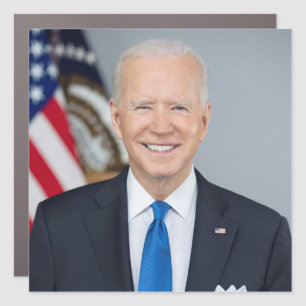American President Joe Biden White House Photo  Car Magnet