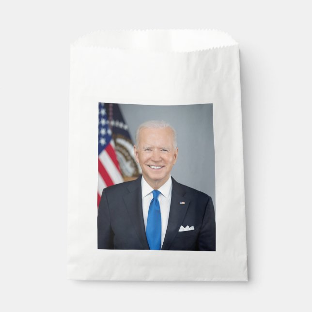 American President Joe Biden White House Photo  Favor Bag (Front)