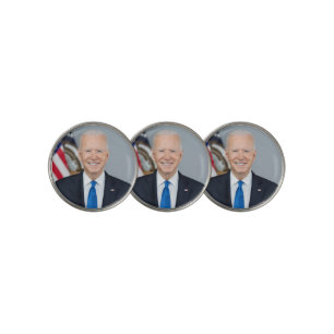 American President Joe Biden White House Photo  Golf Ball Marker