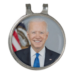 American President Joe Biden White House Photo  Golf Hat Clip