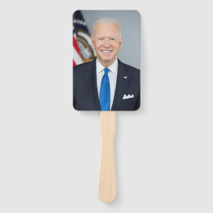 American President Joe Biden White House Photo Hand Fan