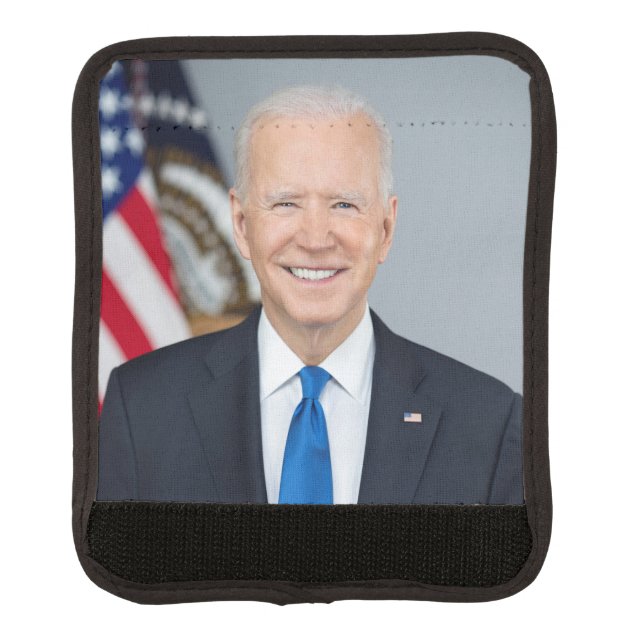 American President Joe Biden White House Photo  Luggage Handle Wrap (Front)