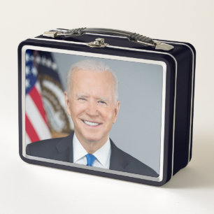 American President Joe Biden White House Photo  Metal Lunch Box