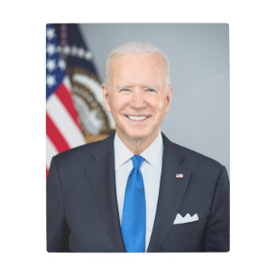 American President Joe Biden White House Photo  Metal Print
