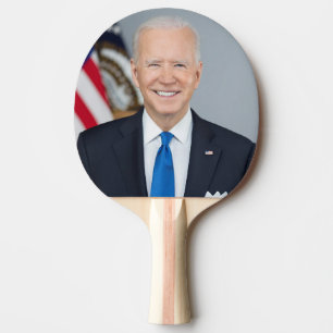 American President Joe Biden White House Photo  Ping Pong Paddle
