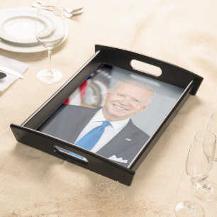 American President Joe Biden White House Photo  Serving Tray