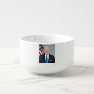 American President Joe Biden White House Photo  Soup Mug