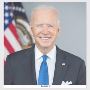 American President Joe Biden White House Photo  Sticker