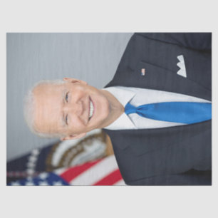 American President Joe Biden White House Photo Tissue Paper