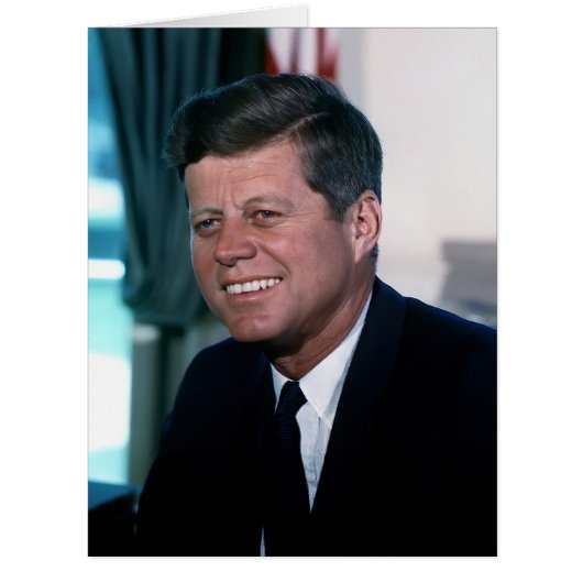 American President John F. Kennedy in Oval Office (Front)