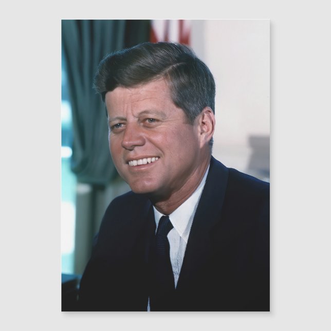 American President John F. Kennedy in Oval Office (Front)
