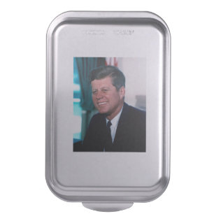 American President John F. Kennedy in Oval Office Cake Pan
