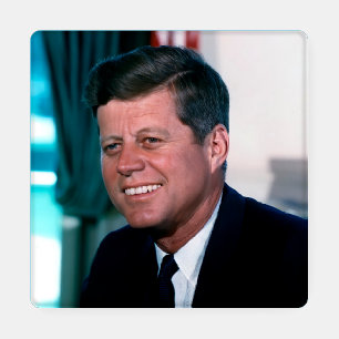 American President John F. Kennedy in Oval Office Coaster Set