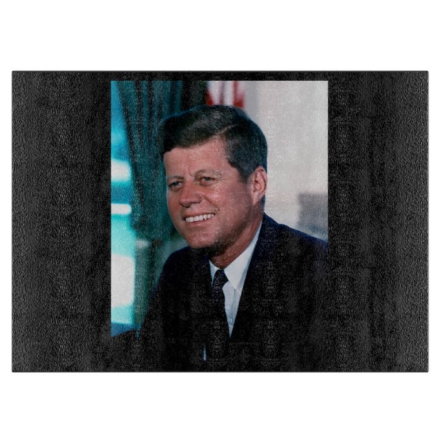 American President John F. Kennedy in Oval Office Cutting Board (Front)