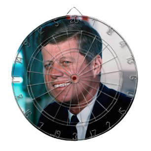 American President John F. Kennedy in Oval Office Dart Board