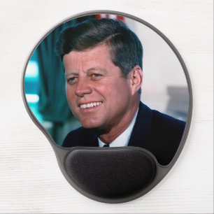 American President John F. Kennedy in Oval Office Gel Mouse Pad